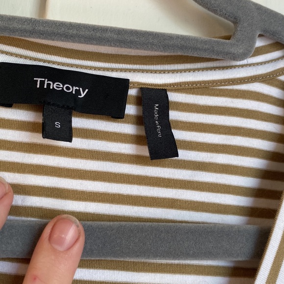 Theory mid length striped dress NWOT SIZE SMALL - Picture 2 of 3